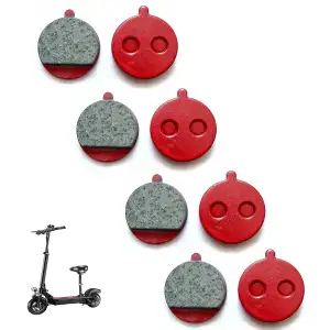 4 Paar Bremsbeläge für E Scooter und Bremsklötze Fahrrad, E Scooter Bremsbeläge