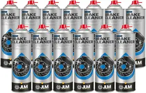 JLM Bremsenreiniger Spray - Effektive Reinigung von Schmutz, Öl und Bremsstaub v