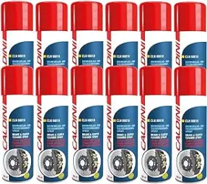 Caldini Bremsenreiniger 12 x 500 ml, acetonfreier Teilereiniger und Entfetter in