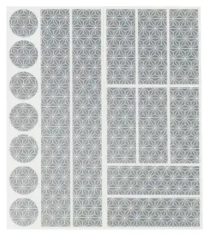Reflektoren Aufkleber Sticker (17 Stück) HiPerformance Reflexfolie Set zur Siche