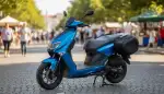 Praktische Seitenkoffer für E-Roller