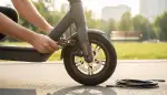 Sicheres Bremsen: Scheibenbremse am E-Scooter