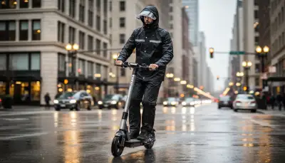 Optimaler Regenschutz für E-Scooter-Fahrer