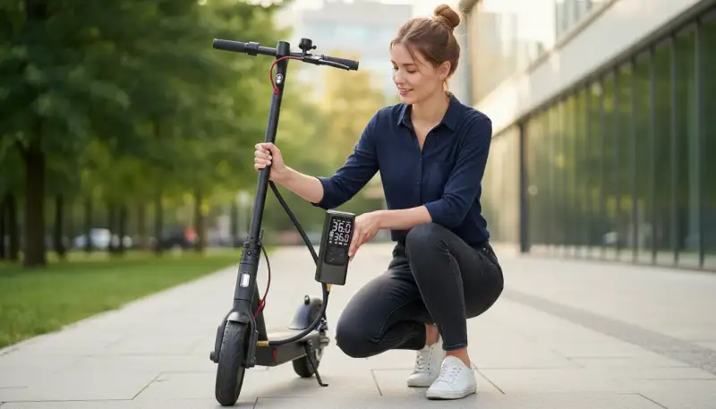 Elektrische Luftpumpe: Präzision für E-Scooter