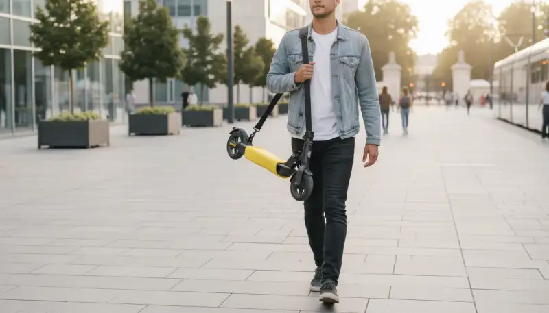 Klappscooter Transport: Flexibel unterwegs