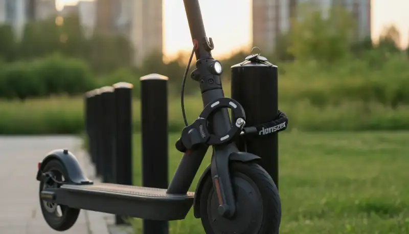 Sicher unterwegs: Das Honszex Schloss – Ihr neuer bester Freund für E-Scooter & Co.